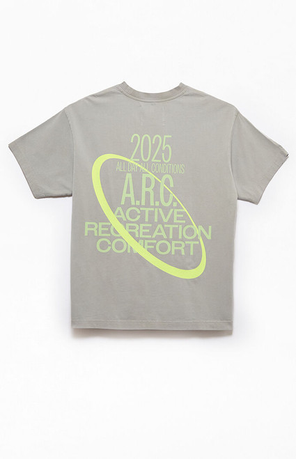 A.R.C. Men's Systems Gray Vintage Wash Heavyweight T-Shirt - 0140484260114