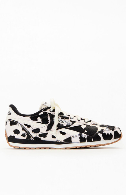 Reebok Women's Cow Print Classic AZ Sneakers - 0542491370003