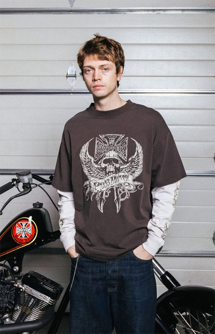 West Coast Choppers Men's 2fer Long Sleeve T-Shirt - 0103603260030
