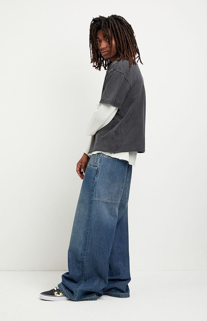 Pacsun Men's Ryder Ultra Baggy Jeans Dark Blue - 0131242100096