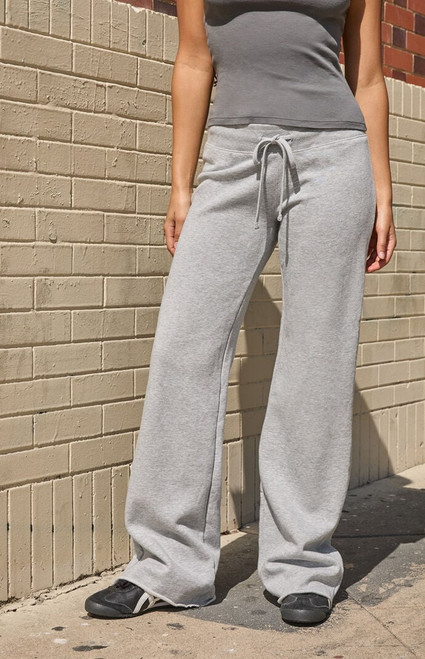 John Galt Women's Silver Hilary Yoga Baggy Sweatpants - 0844601600333