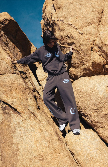 LONELY GHOST Women's To The Moon & Back Baggy Sweatpants - 0850611060003