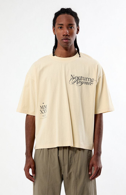 Pacsun Men's Nocturne Royal Cropped T-Shirt - 0120522800126