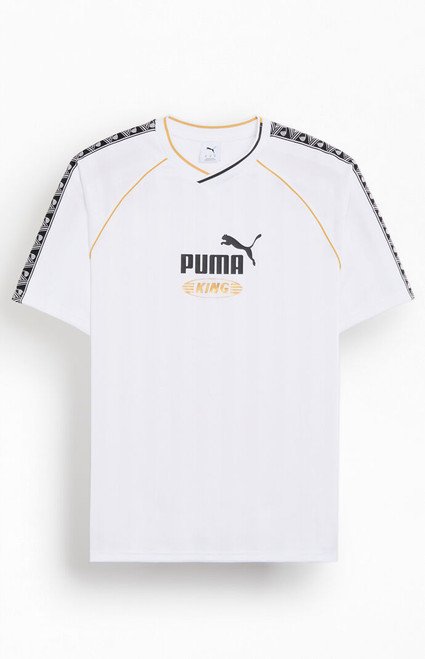 Puma Men's King Relaxed Short Sleeve Football Jersey - 0103497750005