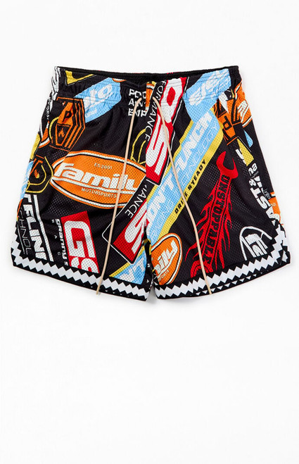 Puma Men's x Fast & Furious Mesh Basketball Shorts - 0172497750003