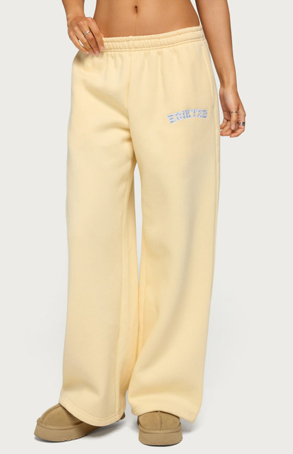 Women's Edikted Lover Wide Leg Sweatpants - 0268609690033