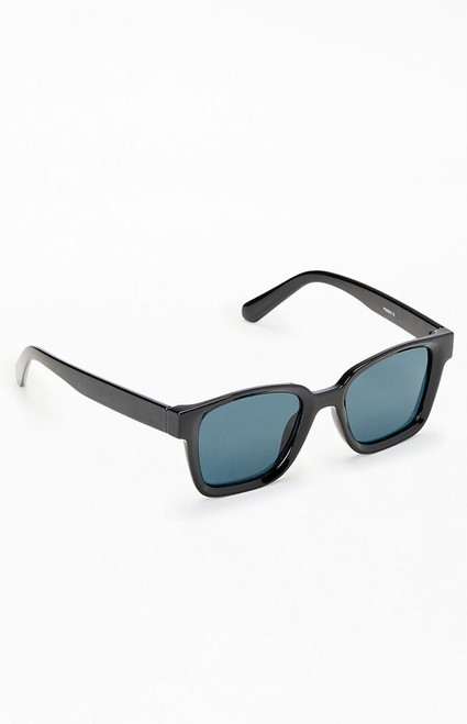 Pacsun Men's Black Square Frame Sunglasses - 0621003320023