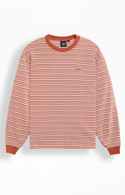 Vans Men's Wesley Striped Knit Long Sleeve T-Shirt - 0103037910001