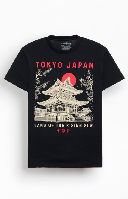 Men's Tokyo Japan Land of Rising Sun T-Shirt - 0097611610006