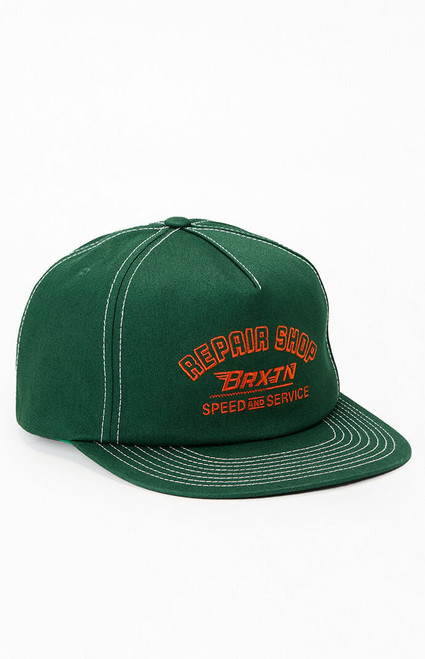 Brixton Men's Repair Shop Snapback Hat - 0641440200013