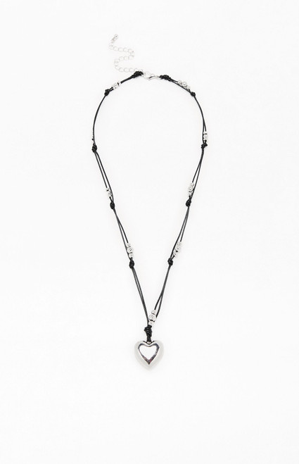 Pacsun Women's Anna Heart Pendant Necklace - 0656610470036