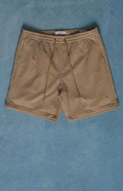 Pacsun Men's Brown Textured Linen Shorts - 0170611290004