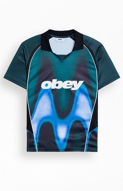 Obey Men's Blurred Soccer Jersey - 0103502750008