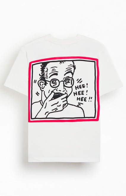 Men's Keith Haring Cartoon T-Shirt - 0097432810014