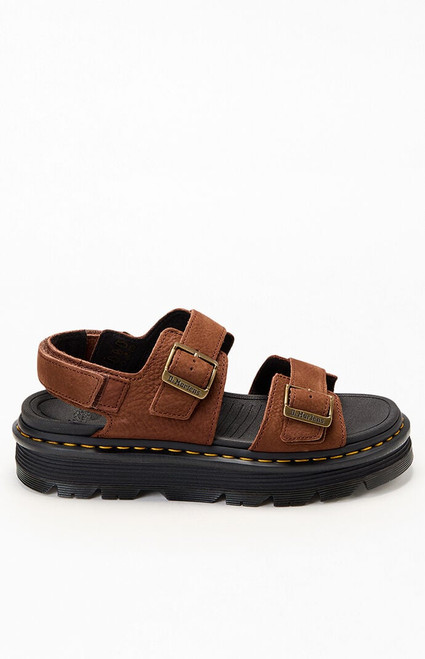 Dr Martens Women's Zebzag Suede Platform Sandals - 0580522360006