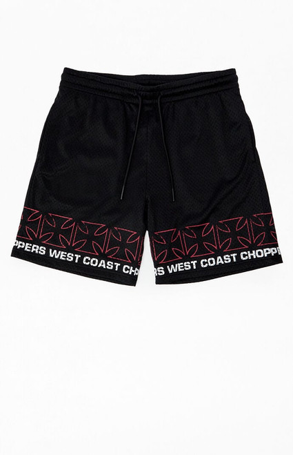 West Coast Choppers Men's Wrapped Mesh Shorts - 0172603260032