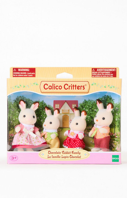 CALICO CRITTERS Women's Chocolate Rabbit Family Figures - 0647610580019