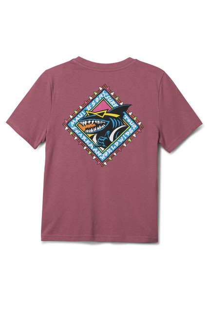 Maui & Sons Men's Kids Shaka Shark Short Sleeve T-Shirt - 0236610910001