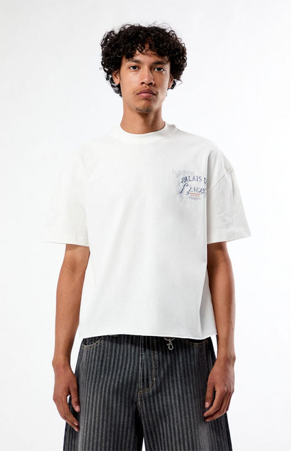Pacsun Men's Palais De Lencre Cropped Boxy T-Shirt - 0120519270309