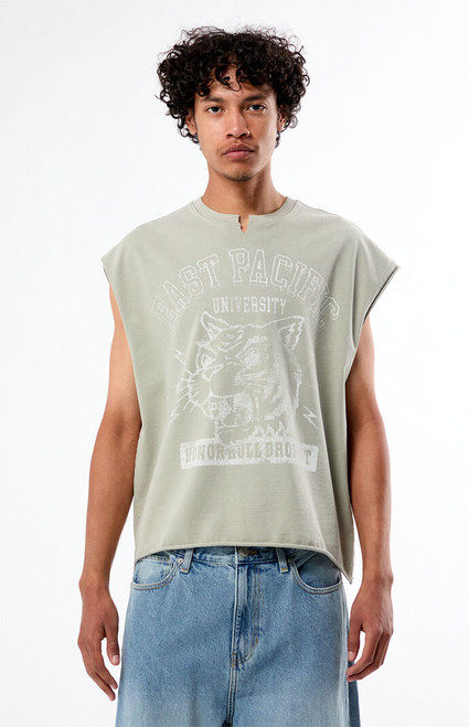 Pacsun Men's East Pacific Cut Off Muscle T-Shirt - 0124468680052
