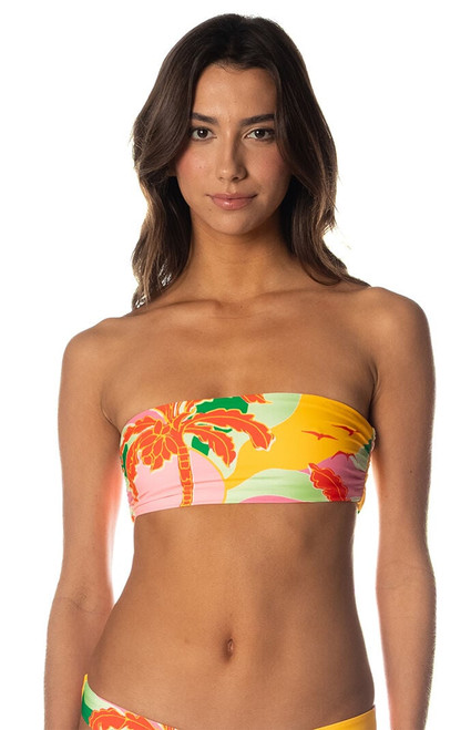 Maaji Women's Tropical Tiffany Reversible Bandeau Bikini Top - 0825611580001