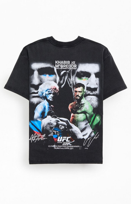 UFC Men's Khabib Vs. McGregor Oversized T-Shirt - 0097603260972