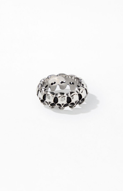 Pacsun Men's Skull & Bones Wrap Ring - 0629491390029