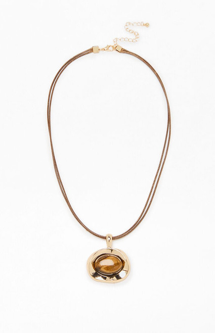 Pacsun Women's Melody Metal Pendant Necklace - 0656610720008