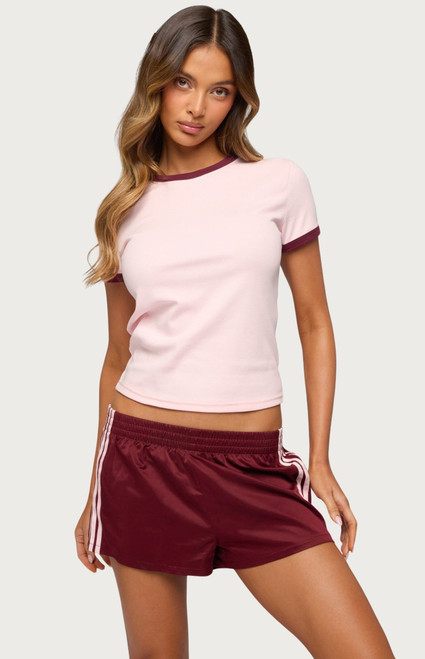 Edikted Women's Zeke Contrast T-Shirt - 0262609690022