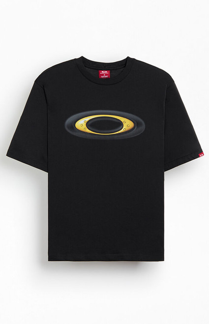 Oakley Men's Black Heritage Ellipse T-Shirt - 0097490750003