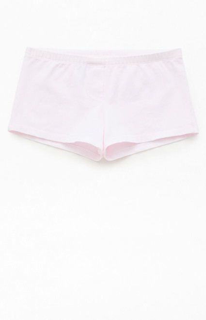John Galt Women's Pink Boxer Shorts - 0842601600386