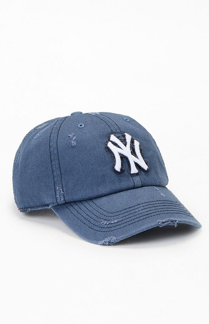 47 Brand Women's NY Yankees Ripped Dad Hat - 0643600540093