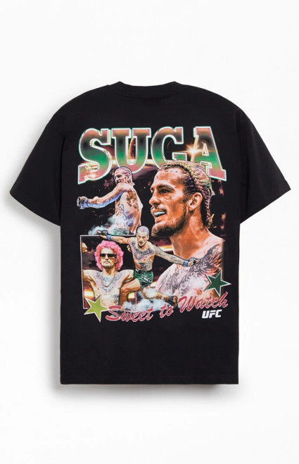 UFC Men's Sean O'Malley Sweet To Watch Oversized T-Shirt - 0097603260251