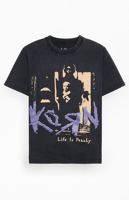 Men's Korn Life is Peachy T-Shirt - 0097600620039