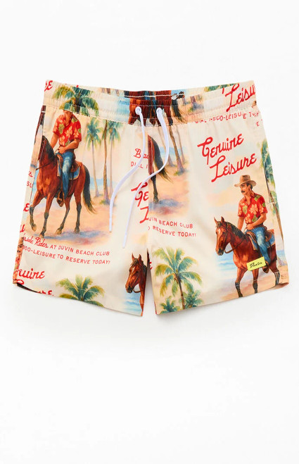 Duvin Design Men's Beach Ranch 4.5" Swim Trunks - 0150506520007