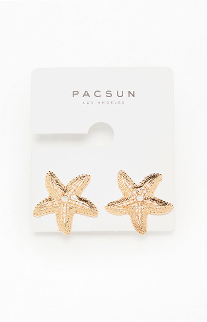 Pacsun Women's Starfish Earrings - 0656610720009