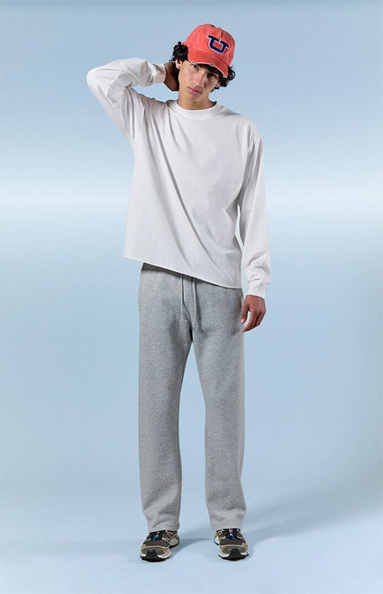 Pacsun Men's Gray Johnny Fleece Straight Sweatpants - 0133484260041