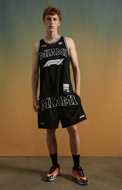Formula 1 Men's x Pacsun Miami Mesh Basketball Shorts - 0172484260004