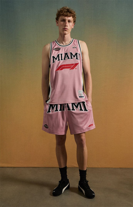 Formula 1 Men's x Pacsun Miami Mesh Basketball Shorts - 0172484260004