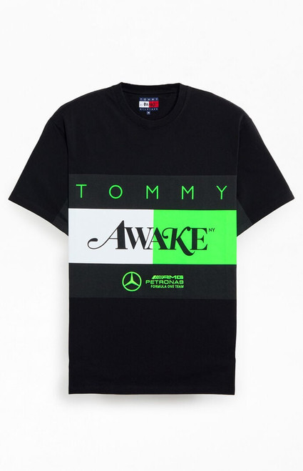 Awake NY Men's x Tommy Hilfiger x Mercedes Benz Flag T-Shirt - 0125603440109