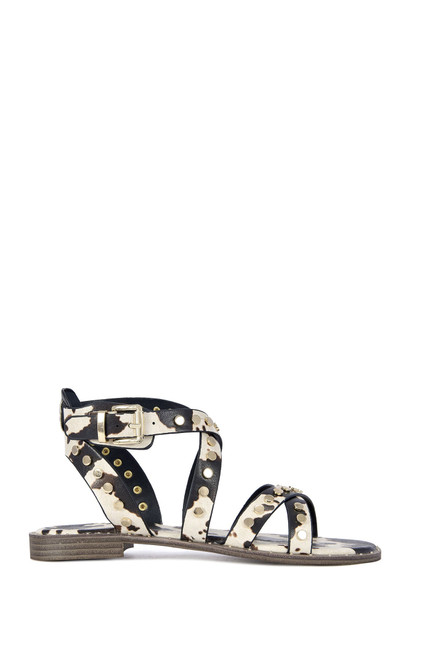 AZALEA WANG Women's Whistler Cow Sandals - 0275611590057