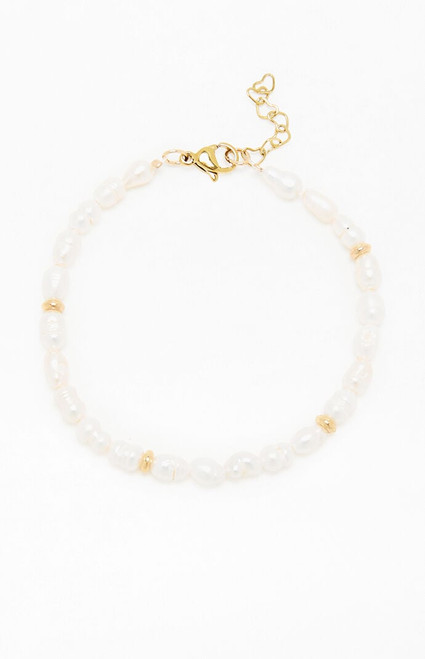 John Galt Women's Faux Pearl Bracelet - 0679601600321