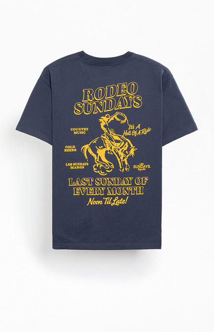 Los Sundays Men's The Rodeo Sundays T-Shirt - 0097522800141