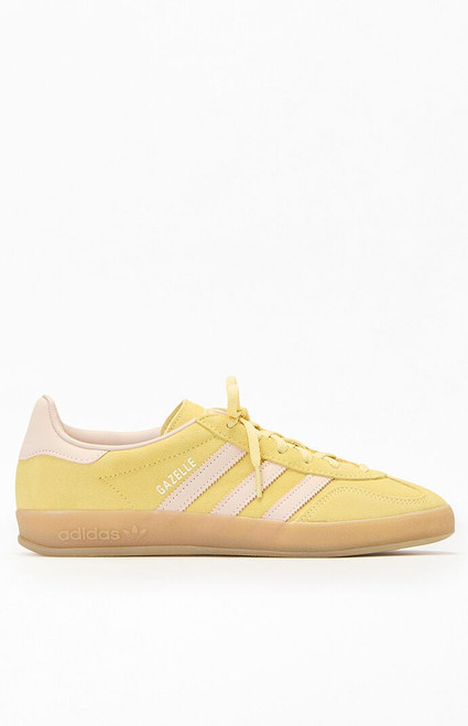 adidas Women's Womenâs Yellow Gazelle Indoor Sneakers - 0542000250153