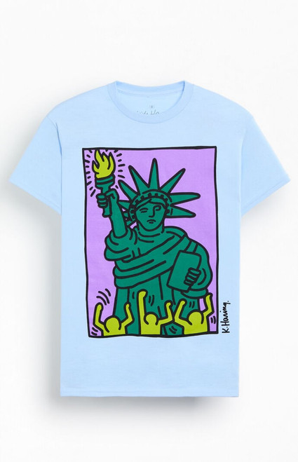 Men's Keith Haring Lady Liberty T-Shirt - 0097432810035
