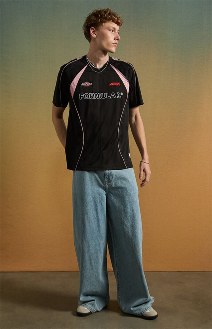 Formula 1 Men's x Pacsun Miami Short Sleeve Soccer Jersey - 0097484260006
