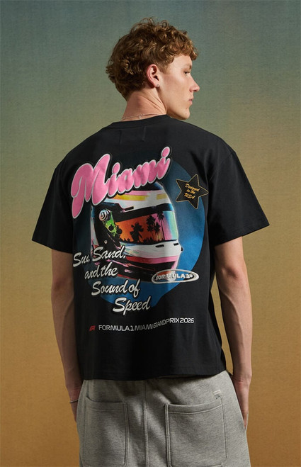 Formula 1 Men's x Pacsun Miami Vacation T-Shirt - 0097603260926