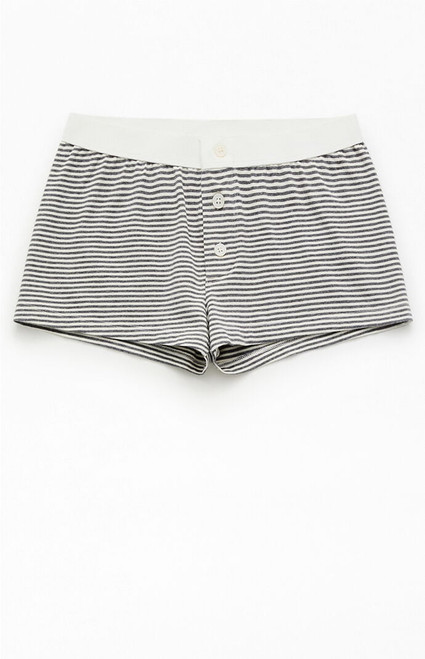 John Galt Women's Striped Boy Short Underwear - 0842601600375