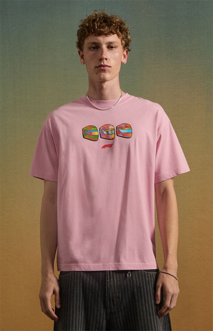Formula 1 Men's x Pacsun Miami Helmets T-Shirt - 0097603260953