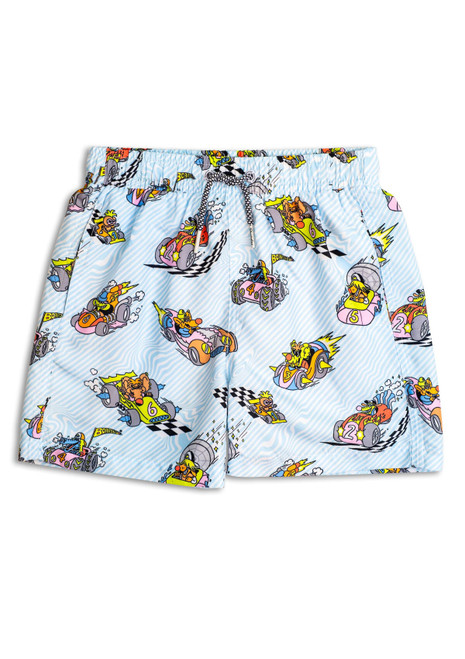 Boardies Men's Kids Wacky Tracks Swim Trunks - 0236610600007